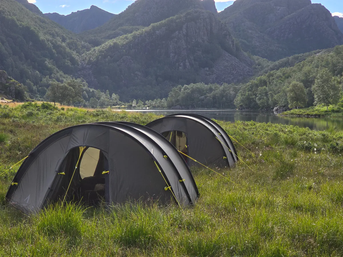 Nortent Ly 3 cort tunel 3 pers Army Green 4 sezoane