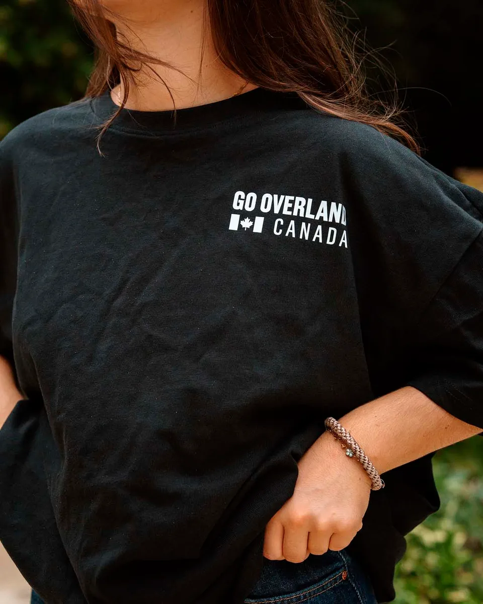 GO OVERLAND tricou oversize din bumbac