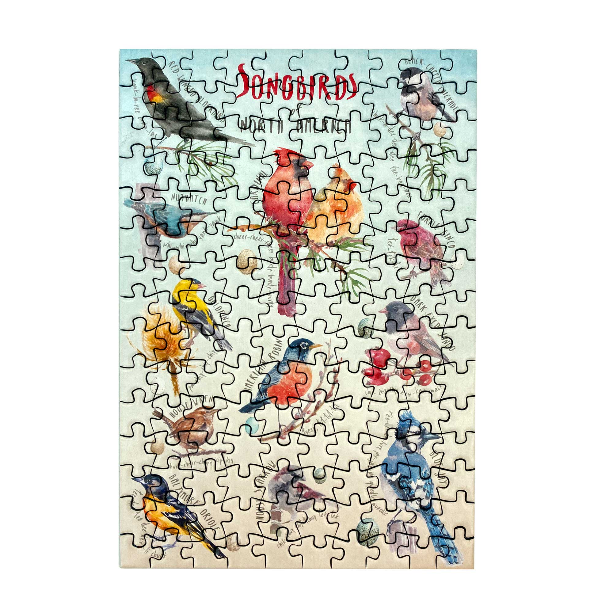 GSI Outdoors Songbirds Mini puzzle 150 piese buzunar