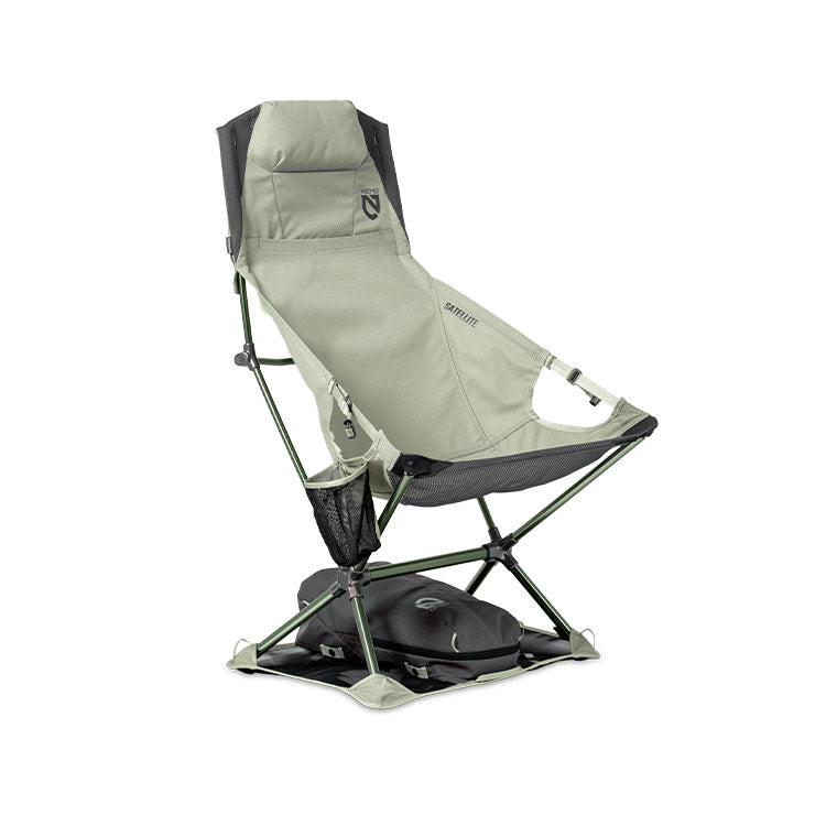 Nemo Satellite scaun camping reclinabil gri Quicksilver