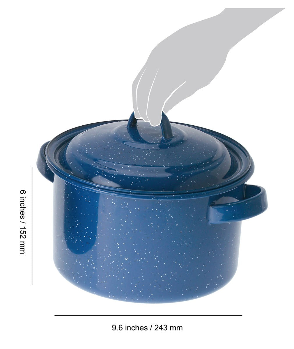 GSI Outdoors Enamelware oala supa 5,75Qt albastra