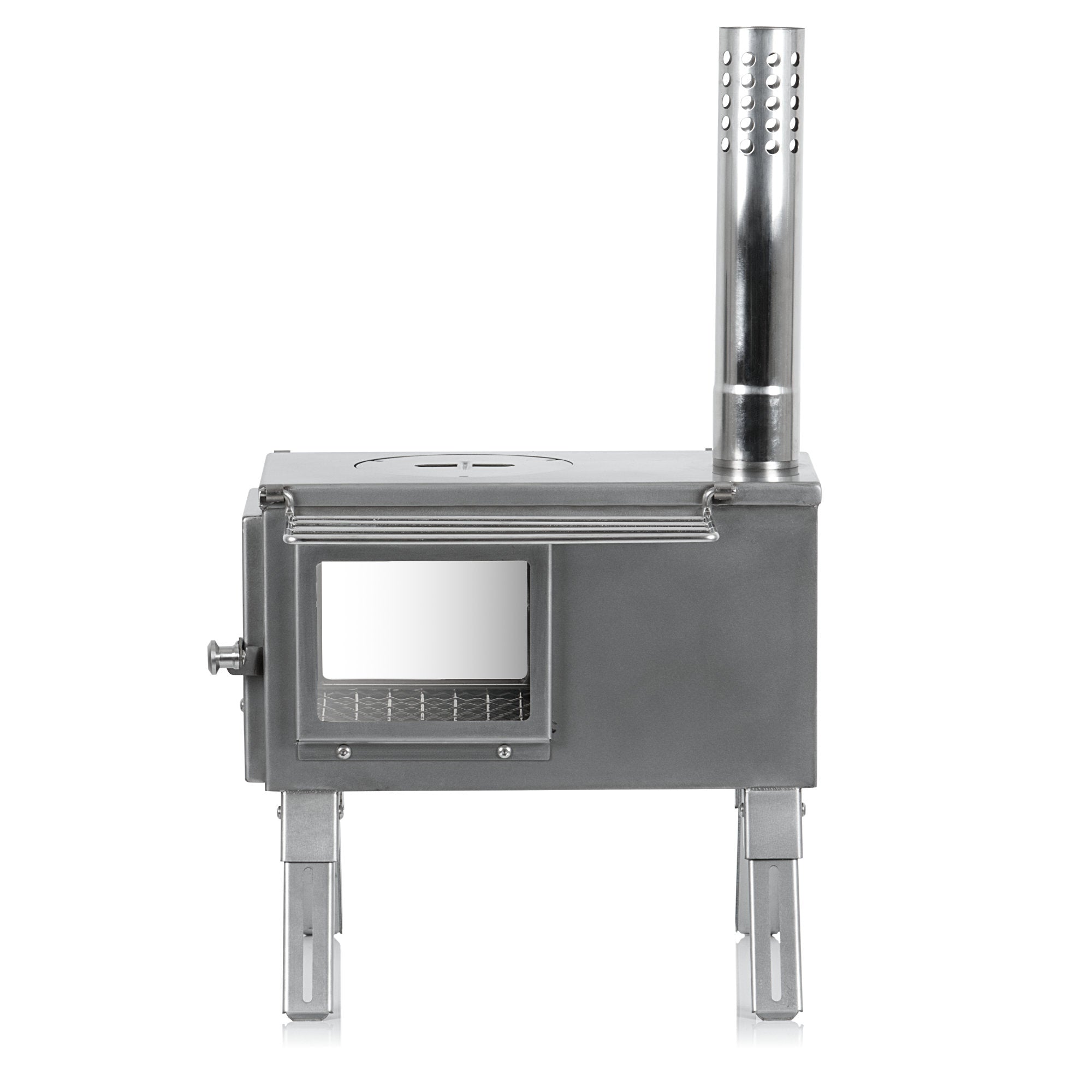 CampFeuer soba cort inox 51,5x42x216 cm cu plita